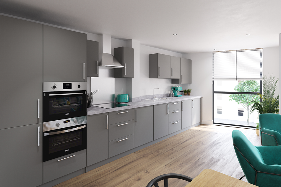 Victory Place CGI Kitchen Area